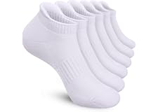 Mens Socks,Anti-Blister Cushioned Breathable Running Cotton Socks, Athletic Ankle Sports Socks