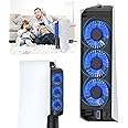 QYCHHJ Cooling Fan for PS5 Cooler Fan for PS5 Accessories with LED Light and 3.0 USB Ports Fan Cooling Fan Compatible with PS5 host digital version or CD version, Not for Ps5 Slim/Ps5 Pro