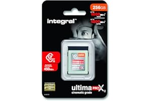 Integral 256GB CFexpress Memory Card Type B 2.0, 8K RAW & 4K 120 FPS 1800MB/s Read, 1200MB/s Write Speed, 450MB/s Sustained Write Designed for the Cinematographer and Professional Photographer