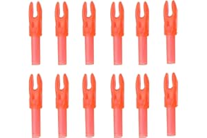 AMEYXGS Tir À l'arc Flèche Encoche 4.2mm Diamètre Intérieur en Plastique Encoche Insérer Flèche Encoche pour DIY Chasse Arc À Poulies Recourbé Arc Flèche 50 Pcs