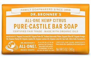 ‎DR. BRONNER'S Dr. Bronner's Citrus Bar Seife aus biologischen Inhaltsstoffen 140 g