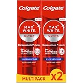 Colgate Max White Ultra Instant Effect Toothpaste, Whitens Deep Spots in 3 Days, ActiveShine Technology Smoothes Enamel Surfa