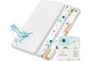 LILLY BELLY Bettlaken 70x140 Kinderbett Spannbettlaken aus Bio-Baumwolle 2+1, Wasserdichter Matratzenschoner, Kompatibel mit Next2me, Snuzpod und Allen Beistellbetten, Mini-Kinderbett bis 70x140, Packung mit 3