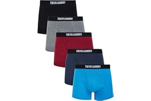 Tokyo Laundry Men's 5 Pack Boxer Shorts Set