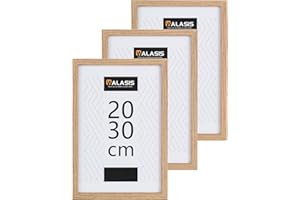 Walasis Bilderrahmen 20x30 Holz Rahmen: 3er Set Picture Frame für Foto Bilder Poster