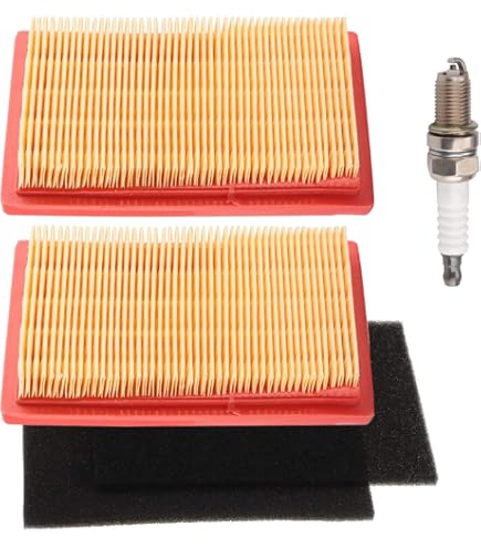 Luftfilter Mit Zündkerze Passend Für Einhell Rasenmäher RPM 51S GM 51-Z BG-PM51S