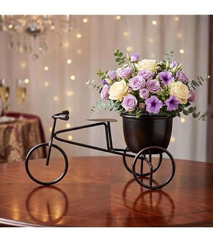 Buy Vintage Cycle Flower Vase Stand | Decorative Tricycle Planter