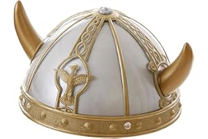 W WIDMANN MILANO Party Fashion - Kask wikinga dla dzieci, wykonany z twardego plastiku, nakrycie głowy, akcesoria, karnawał