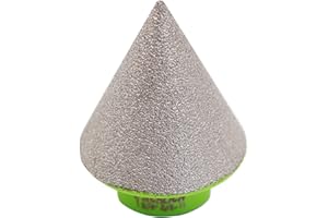 FACHLICH Fresa Diamantata 35mm Punte per Smusso per Allargare Fori in Piastrelle Porcellana Marmo Ceramica Granito