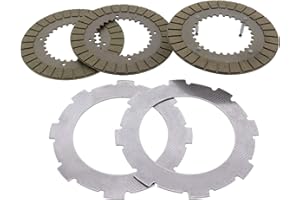 Solarhome Wet Clutch Plate Set (5 Plates) for Honda GX160 GX200 GX240 GX270 GX340 GX390