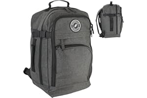 BORDLITE 40x20x25cm Ryanair Cabin Backpack – Airline Approved Underseat Bag – Free On Board for Ryanair, easyJet, Jet2 – Water-Resistant Lightweight Travel Rucksack for Flights & Daily Use