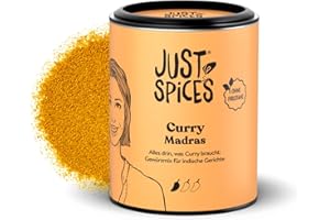 ‎JUST SPICES Just Spices Curry Madras I Würze Curry und indische Gerichte authentisch lecker I Gewürzdose, 59 g