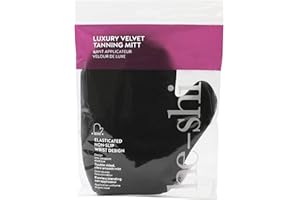 Gant de Bronzage en Velours He-Shi - Gant de Bronzage Double Face réutilisable et lavable - Surface en velours pour un Auto-bronzage