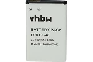 vhbw Batería Recargable Compatible con Snom 1271, 2758, M3, M9, M9R, M9R-ES, M9R-HC teléfono Fijo o inalámbrico (900 mAh, 3,7 V, Li-Ion)