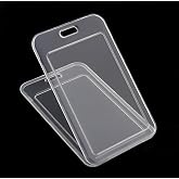 Stormistorer Premium Card Case Transparent Vertical Name Badge Card Protector