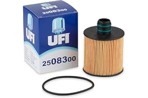 UFI Filters, Filtro Olio per Ricambio 25.083.00, Adatto a Auto, Applicabile su Diversi Modelli Alfa Romeo, Fiat, Jeep, Lancia, Opel, Suzuki e Vauxhall