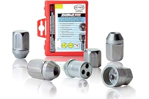HEYNER Germany Fits Kia Picanto Models 2004 To 2022 StillBull Locking Wheel Nuts M12x1.5 Set 4 Locks Alloys Antitheft Protection Bolts H1
