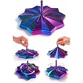 MİNGODAN Duyusal Oyuncak Spiral, Stres Giderici Fidget, Dikkat Geliştirici, 7+ Yaş, 3D Geometrik Tasarım