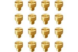 ‎YGQ YGQ M5 Vergaserdüsen Hauptdüsenset Satz Vergaser Düse für Dellorto Mikuni HS HSR RS TM VM VM22 VM24 VM26 Vergaser Groß Rund N100.604 (#90 ~ #130)