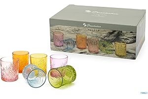 PASABAHCE 5877606 6 Bicchieri Timeless Liquore, Colori Assortiti, Cl 06, Glass
