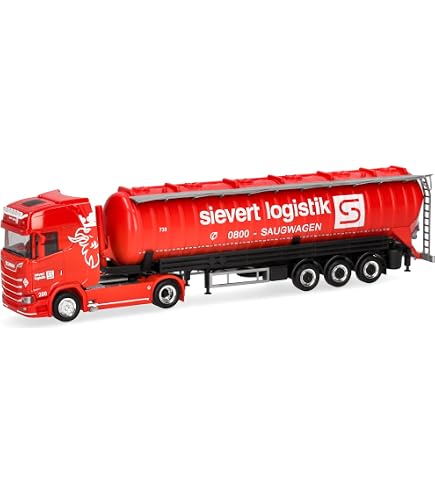Herpa truck model MAN TGS NN 4x4 Allrounder semitrailer truck, on a scale of 1:87, plastic miniature, made in Germany, model building, collectors edition