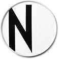 Design Letters Piatti Bianco (A-Z) | Piatti Moderni in Porcellana | Piatti Decorativi Progettato nel Denmark | Idee Regalo Uo