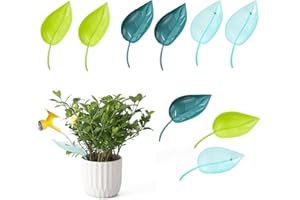 LOHILL Bewässerungstrichter, 9 Stück Wasserspender für Pflanzen, Lustige Gießblätter, Topfpflanzen Bewässerung Trichter Bewässerung Trichter für Garden Pflanzen Blumen