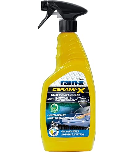 Rain-X 2 En 1 Spray Dégivrant Pare-Brise + Traitement Anti-Pluie – 500 Ml, Dégivre Et Repousse L'Eau