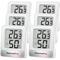 Thermomètre Hygromètre Intérieur Extérieur Sans Fil – VOCOO LCD Rétroéclairé, Capteur Précis, Min/Max, Confort Air, ℃/℉