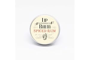 HALF OUNCE COSMETICS Spiced Rum Lip Balm, Vegan friendly 15ml Tin