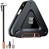 Lifelong Plastic Cordless Tyre Inflator, for Cars & Bikes, Upto 150 PSI, 4000 Mah (2 * 2000) Batteries, Powerbank, LED Flash 