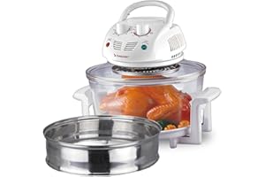 ‎BEPER BEPER BF.640 Halogen-Backofen, Fassungsvermögen 18 Liter, 60 Minuten Timer, Weiß