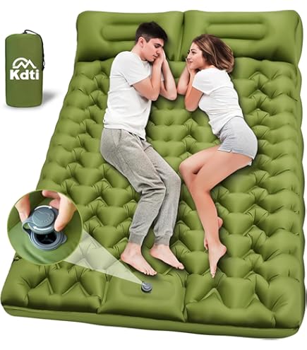 Inflatable Tent Hikenture Double Sleeping Pad,Extra Thick