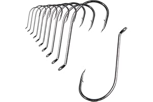 SHADDOCK Offset Versetzt Octopus Krake Schnabel Angelhaken Faultless Sport Kreis-Haken Hochkohlenstoffstahl