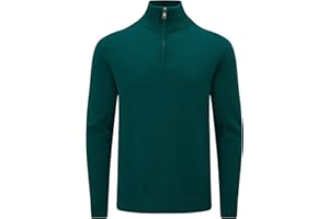 Charles Wilson Maglione Cotone Zip Collo per Uomini