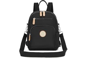 Miss Lulu Sac à Dos Polyester Décontracté pour Femme, Design Élégant avec Poche Secrète Antivol, Léger & Résistant, Multi-Usage Quotidien