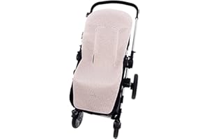 Funda de Verano para Silla Paseo Universal Rosy Fuentes- Colchoneta para Carrito Bebé- Transpirable-Compatible con Bugaboo, Jane, Concord, Baby Jogger, Bebecar…0-fucsia