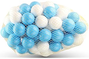 PRADICHI Soft Plastic Mini Play Balls for Kids & Toddlers – Multi Vibrant Colors, Smooth Edges, Non-Toxic, Phthalate – Perfect for Ball Pits