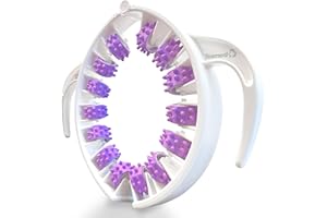 TESMED Cellulite Smooth Masseur Anti Cellulite Manuel avec Rouleaux Brevetés – Drainage Lymphatique Maison, Effet Affinant Peau d’Orange – Massage Jambes Lourdes, Cuisses et Fesses – Made in Italy