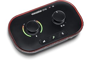 Focusrite Audio Interface, Black, Vocaster One