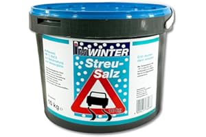 WOHNKULT Im Winter 10 kg Streusalz Auftausalz Schnee Eis Räumdienst Glatteis Schneeglätte Winterdienst