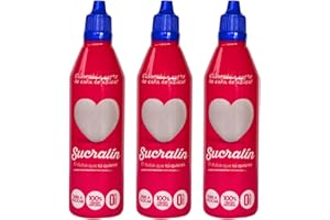 SUCRALIN DE SUCRALOSE SUCRALIN® - Edulcorante Líquido 84 ml Pack 3 und. | 100% de Origen Natural | El Sustituto de Azúcar de Calidad Gourmet | Apto para Cocinar y Hornear | Para todas las Dietas |