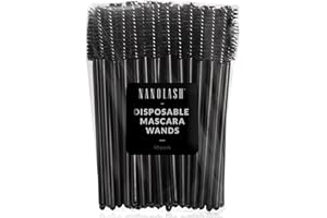 Jednorazowe szczoteczki do rzęs i brwi Nanolash 50 szt - spiralki do rzęs, szczoteczki do przedłużania rzęs