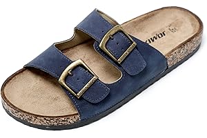 JOMIX Sandali Uomo Estivi Cuoio Ciabatte Uomo Mare Pantofole Uomo Estive