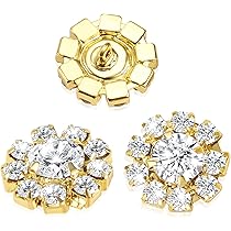 5-15Pcs 20Mm Legering Bloem Strass Naaien Knoppen Diy Vergulde Kleding, Haaraccessoires Hulphandleiding Materialen
