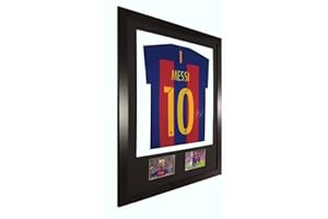 READY MADE SHIRT FRAME DIY Frame For Signed Football Rugby Cricket Sports Shirt Display Frame Kit Black Black T2pics