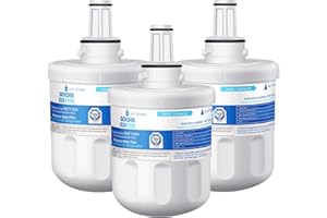 GOLDEN ICEPURE Filtri acqua per frigorifero Compatibile Con Samsung DA29-00003F, DA29-00003G, Aqua Pure Plus Hafin, DA29-00003B, DA29-00003A, DA97-06317A, RFC1100A, 3 pezzi RWF1100A
