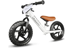 ‎KRIDDO KRIDDO Kinder Laufrad ab 2 Jahren, Lauflernrad Spielzeug für 18 Monate bis 5 Jahre, 12-Zoll mit individualisierbarem Schild, Geschenk Fahrrad Jungs und Mädchen, Baby Balance Bike(2-3 Jahre)