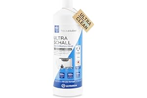 ‎HAUSZAUBER hauszauber - Ultraschallreiniger Konzentrat [EXTRA ERGIEBIG] 1000 ml - Reinigt Brillen, Schmuck, Zahnersatz, Münzen, Kleinteile etc. - Für Ultraschallgeräte & Ultraschallbad