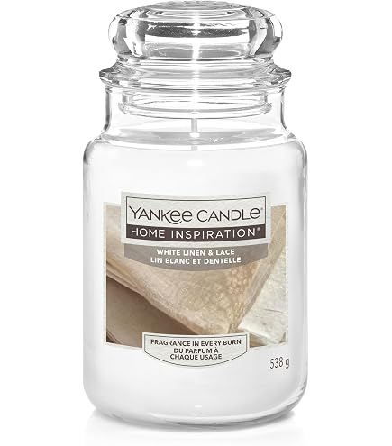 Grand Bougie Parfumée Yankee Candle Aloe Vera 22 Oz (624g) Neuve - Pot Original à Bande Noire, Parfum Frais